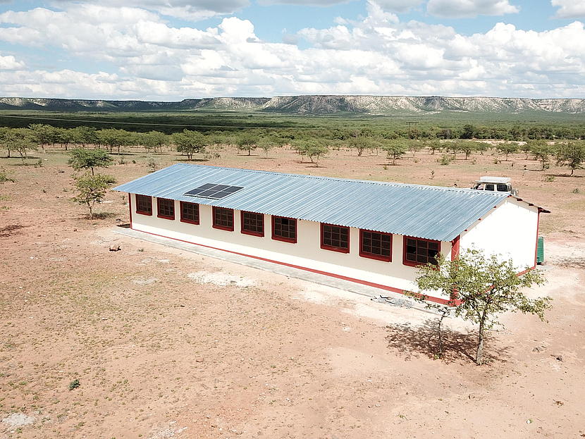 Gebäude des Schulprojekts von Höft Bau in Otjirumbu Namibia